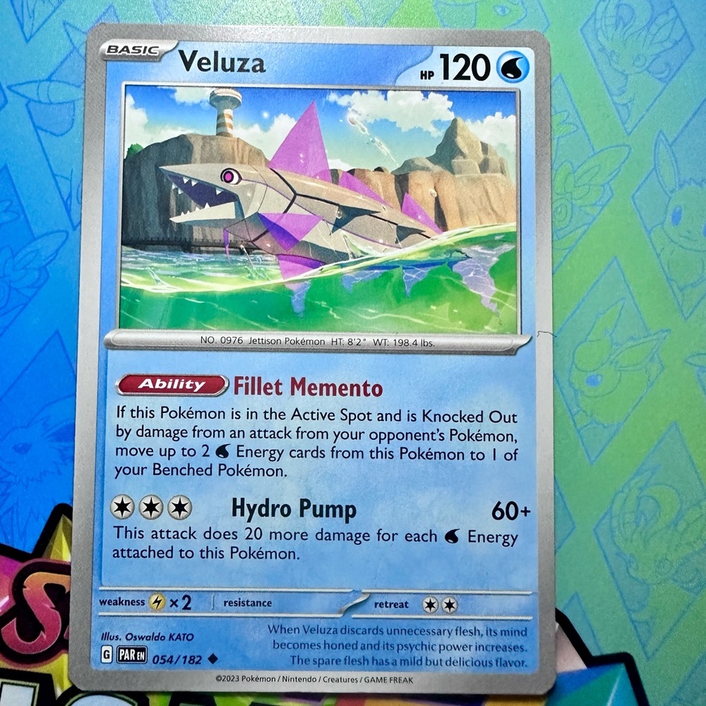 veluza (054/182) - uncommon — pokémon: paradox rift